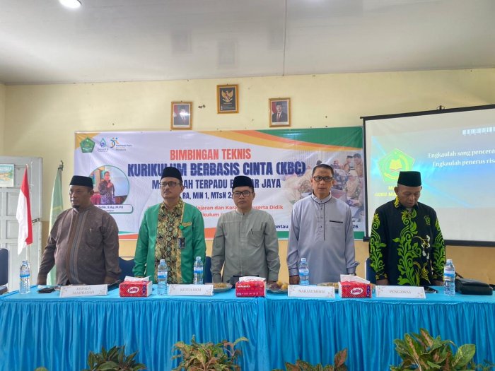 KKM Terpadu Bandar Jaya Gelar Bimtek Kurikulum Berbasis Cinta