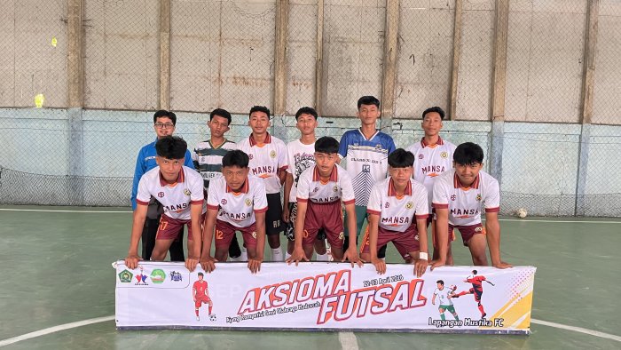 Siap Tampil Tangguh, Tim Futsal Putra MAN 1 Ramaikan AKSIOMA I