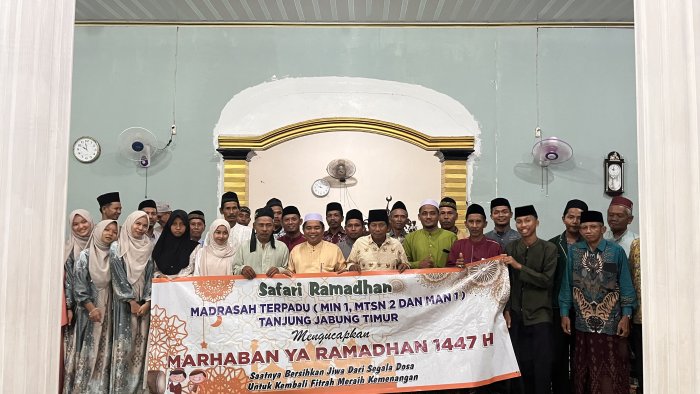 MAN 1 Tanjung Jabung Timur Bersama KKM Bandar Jaya Gelar Safari Ramadhan Perdana