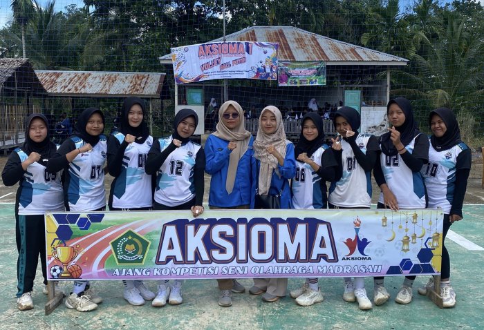 Semangat Sportivitas, Tim Voli Putri MAN 1 Siap Berlaga di AKSIOMA I